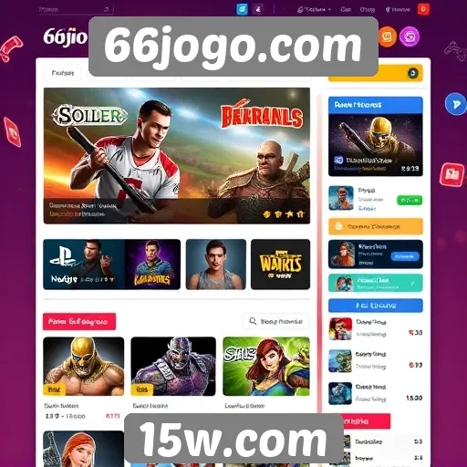 Análise da interface do usuário no 66jogo.com